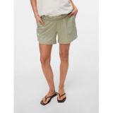 MAMALICIOUS - MLIvy - Broek - Pastelgroen - Regular Fit - Kort