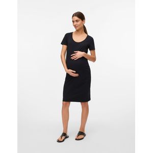 Mlkerrie - Zwangerschapsjurk - Knielengte - U-Hals - Korte Mouwen