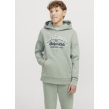 Jack and Jones Junior - Hoodie - Blauw - Katoen - Met Capuchon