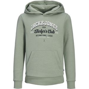 Jack&jones Mini Jjelogo Sweat Hood 2 Co/25 Noos Mni Jongens Trui - Iceberg Green