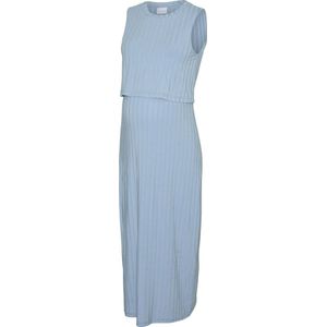 Jurk - Effen - 3/4 Lengte - Mouwloos - Slanke Pasvorm - Gerecycled Materiaal