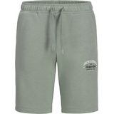 JACK & JONES JUNIOR - Korte Broek - Groen - Molton Materiaal