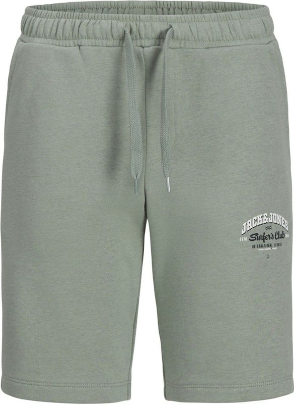 JACK & JONES JUNIOR - Korte Broek - Groen - Molton Materiaal