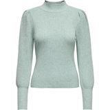 ONLY - ONLKATIA HIGHNECK PULLOVER - Trui - Gray Mist Melange