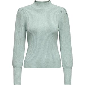 ONLY - ONLKATIA HIGHNECK PULLOVER - Trui - Gray Mist Melange