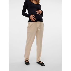 MAMALICIOUS - MLANISETTE - Broek - Beige - Tapered - High Waist