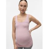 Zwangerschaps-top - Mouwloos - U-Hals - Bodycon Fit