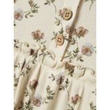 Nameit Jurk - Lange Mouwen - Ruches - Jerseystructuur