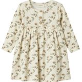 Nameit Jurk - Lange Mouwen - Ruches - Jerseystructuur