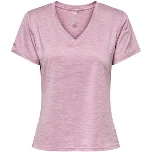 Functioneel Shirt - Gerecycled Materiaal - V-hals - Mélange - Kwartmouw