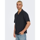 ONLY & SONS Kurzarmhemd ONSLATHAM RLXSS RESORT LINEN STRUC 0257