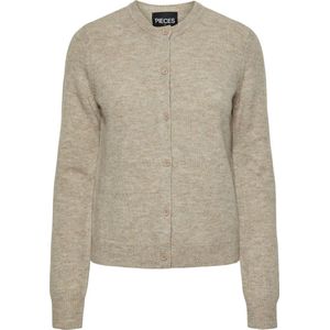 Pieces - Malou - Cardigan - Slim Fit - Ronde Hals - Lange Mouwen