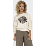 ONLY Sweatshirt »ONLLAUREN L/S LEO O-NECK CC SWT«