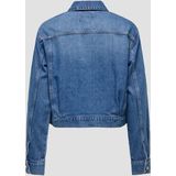Denim - Tussenjas - Medium Blue - 100% Katoen - Lange Mouwen