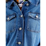 Denim - Tussenjas - Medium Blue - 100% Katoen - Lange Mouwen