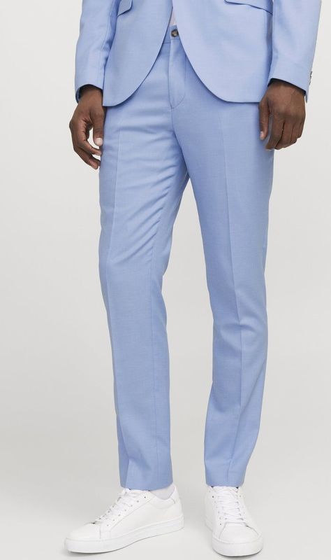 Pantalon - Chino - Grijs - Gerecycled Polyester/Wol/Viscose