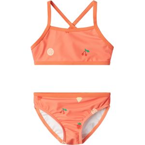 NAME IT - NMFZILLE - Zwemset - Coral - Polyester Voering