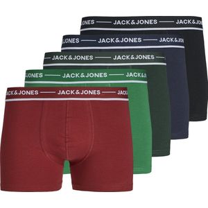 JACCLAUS - Solid Trunks - Boxershorts - Zwart - Katoenmix - 5-Pack