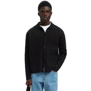 Selected - Relaxed Fit Cardigan - Vest - Katoen - Lange Mouwen