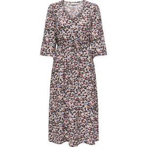 JDY - Halflange Jurk - Blauw - Viscose