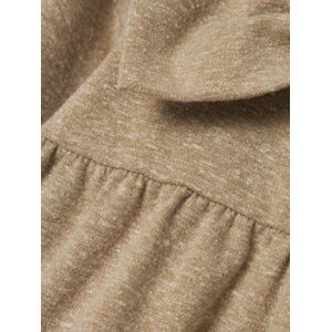 Name it - Baby Jurk - Effen Kleur - Met Glitters - Ronde Hals - Lange Mouwen