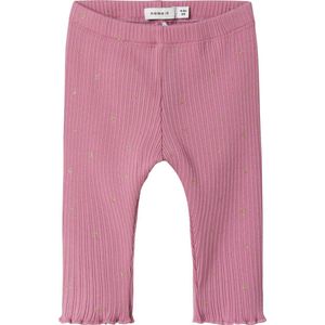 NAME IT - NBFROYANNA - Legging - Roze - Goud met Glitters