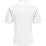 Only & Sons - Overhemd - Bright White - 100% Katoen - Korte Mouwen