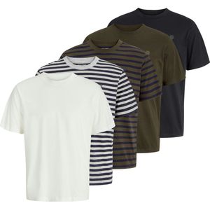 Jack Jones 5P O-hals shirts logan multi