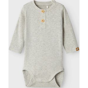 Name It - Nbmbryan Ls Body - Peyote Mix - Bodysuit - Lange Mouwen