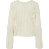 Pieces - Nuka - Gebreid Vest - Zwart - 100% Gerecycled Katoen