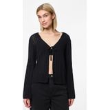 Gebreid Vest - V-hals - Lange Mouwen - Wijde Mouwen - Regular Fit - 100% Gerecycled Katoen