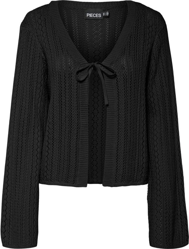 Gebreid Vest - V-hals - Lange Mouwen - Wijde Mouwen - Regular Fit - 100% Gerecycled Katoen