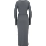 Mllucy - Zwangerschapsjurk - O-hals - Lange Mouwen - Regular Fit