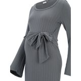 Mllucy - Zwangerschapsjurk - O-hals - Lange Mouwen - Regular Fit