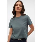 Basic Top - O-hals - Korte Mouwen - Regular Fit