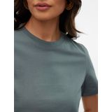 Basic Top - O-hals - Korte Mouwen - Regular Fit