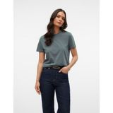 Basic Top - O-hals - Korte Mouwen - Regular Fit