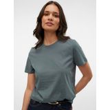 Basic Top - O-hals - Korte Mouwen - Regular Fit