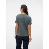 Basic Top - O-hals - Korte Mouwen - Regular Fit