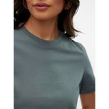 Basic Top - O-hals - Korte Mouwen - Regular Fit