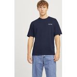 Jack & Jones Rundhalsshirt JJEBRADLEY GRAPHIC TEE SS O-NECK NOOS mit Front und Back Print
