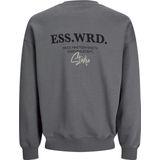 Jack & Jones Sweatshirt "JJEURBAN EDGE STUDIO SWEAT CREW NOOS", mit Front und Back Print