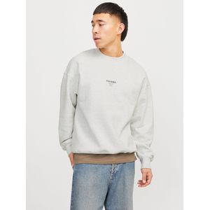 Sweatshirt - Licht Geborsteld - Ronde Hals - Lange Mouwen - Losse Pasvorm