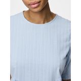 Pcmuna - Midi-jurk - Katoen - Korte Mouwen - Ronde Hals