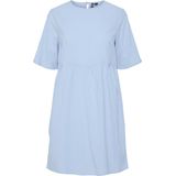Pcmuna - Midi-jurk - Katoen - Korte Mouwen - Ronde Hals