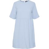 Pcmuna - Midi-jurk - Katoen - Korte Mouwen - Ronde Hals