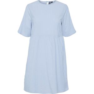 Pcmuna - Midi-jurk - Katoen - Korte Mouwen - Ronde Hals