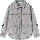 NAME IT - NKFGLORIA DNM EMB JACKET - Buitenjas - Denim - Meisjes
