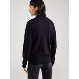 Only & Sons - Onscooper Reg Ls 12 Half Zip Poloshirt - Zwart - Katoen