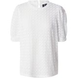 Blouse - VMBecca - Effen - Blouseshirt - Gerecycled Materiaal - Halve Mouw